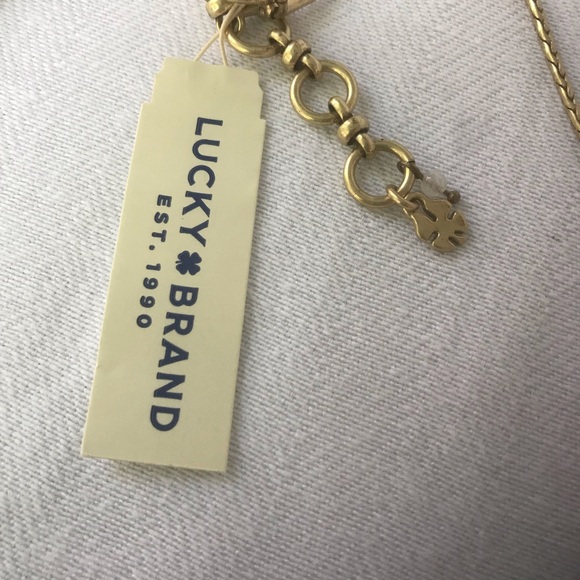 NWT Lucky Brand Reversible Scalloped Collar Style Necklace - Picture 4 of 7